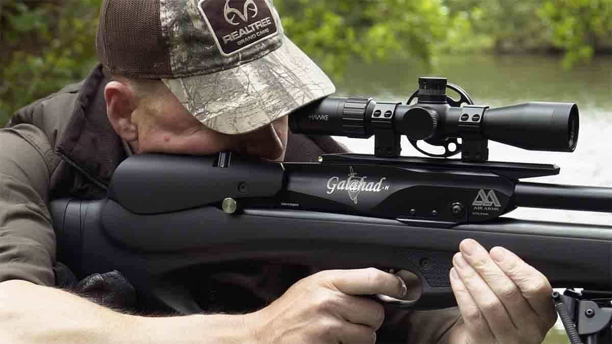 man shooting Galahad