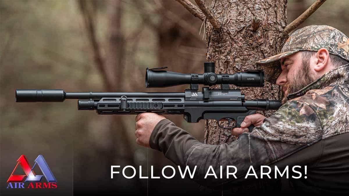 Follow Air Arms Across Social Media