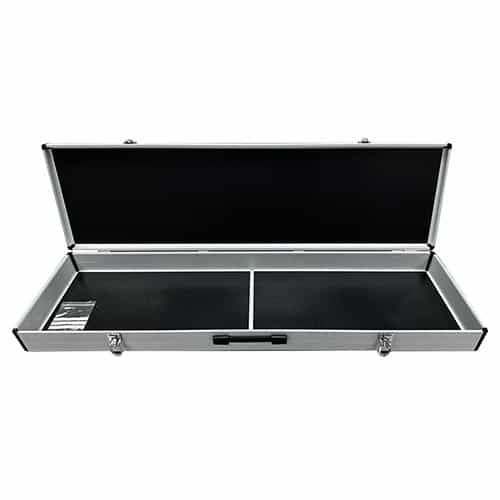 Aluminium & Black Panel Gun Case No Foam Inserts